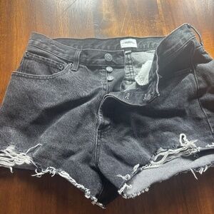 Z supply hi rise denim shorts